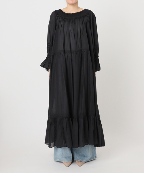 plage（プラージュ）の「IND VOIL EMB ワンピース（ワンピース・レディース・ホワイト/ブラック・36/38）」の10枚目の写真