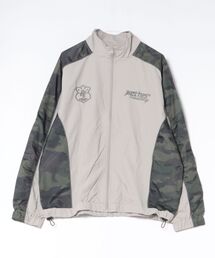 brknhome（ブロークンホーム）の「【BRKNHOME/ブロークンホーム】袖総柄ライン 切り替え ナイロンジャケット（ナイロンジャケット）」