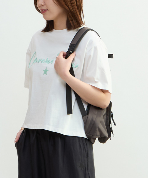 CONVERSE TOKYO(コンバーストウキョウ)の「NYLON ONE-SHOULDER BAG(ボディバッグ/ウエストポーチ・レディース・グレー/ブラック・FREE)」の12枚目の写真