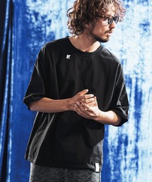 ANGENEHM（アンゲネーム）の「mt10440- Oversized Dolman Sleeve T-shirt ドルマンスリーブTシャツ(AG06-012scg)（Tシャツ/カットソー）」