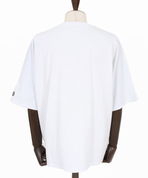 ANGENEHM(アンゲネーム)の「mt10440- Oversized Dolman Sleeve T-shirt ドルマンスリーブTシャツ(AG06-012scg)(Tシャツ/カットソー・メンズ・ブラック/ホワイト・L/M/S)」の12枚目の写真