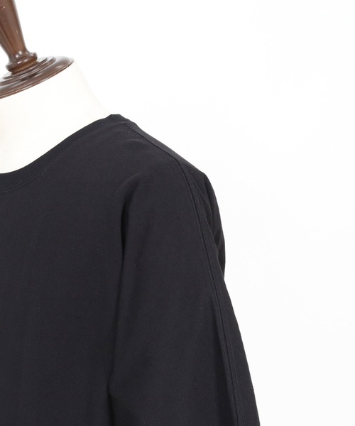 ANGENEHM(アンゲネーム)の「mt10440- Oversized Dolman Sleeve T-shirt ドルマンスリーブTシャツ(AG06-012scg)(Tシャツ/カットソー・メンズ・ブラック/ホワイト・L/M/S)」の16枚目の写真