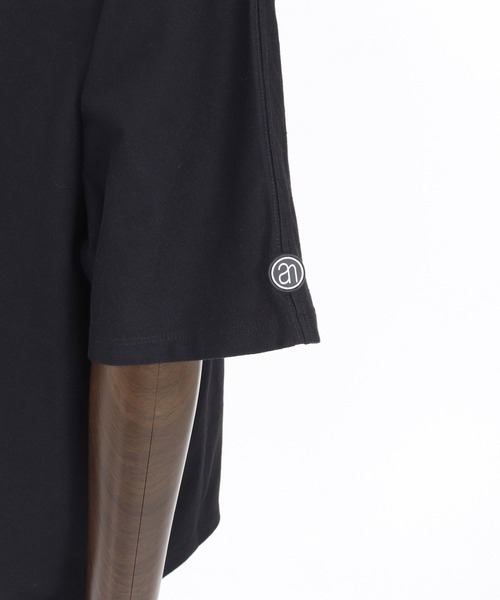 ANGENEHM(アンゲネーム)の「mt10440- Oversized Dolman Sleeve T-shirt ドルマンスリーブTシャツ(AG06-012scg)(Tシャツ/カットソー・メンズ・ブラック/ホワイト・L/M/S)」の17枚目の写真