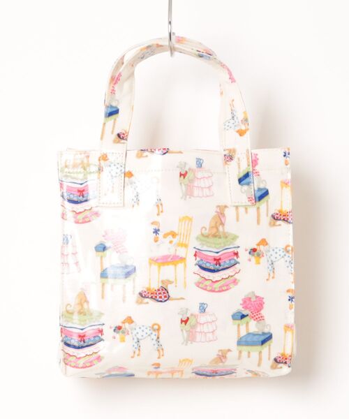 Cath Kidston（キャスキッドソン）の「スモール ブックバッグ Hackney Dogs（ハンドバッグ・レディース・ピンク・FREE）」の5枚目の写真