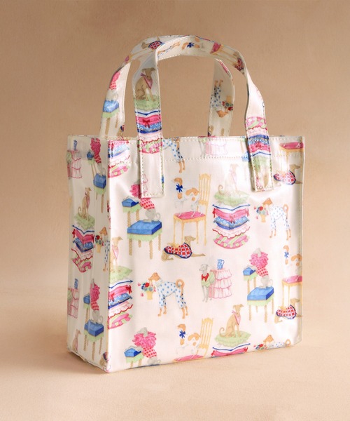 Cath Kidston（キャスキッドソン）の「スモール ブックバッグ Hackney Dogs（ハンドバッグ・レディース・ピンク・FREE）」の7枚目の写真