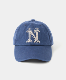 DNSR（ディーエヌエスアール）の「ノバ ウォッシュド ボールキャップ ブルー（キャップ）」