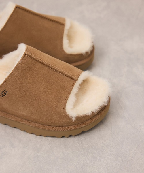 UGG（アグ）の「【UGG(アグ)】W GREENPORT SLIDE（サンダル・レディース・キャメル/ベージュ・23/25/24）」の6枚目の写真