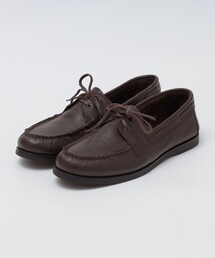 【美品】SHIPS シップス オイルレザー デッキシューズ モカシン 27cm黒 SHIPS（シップス） シューズ モカシン デッキシューズ SHIPS: オイル