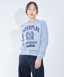 INTERPLAY（インタープレイ）の「【INTERPLAY】College Logo Sweat（スウェット）」