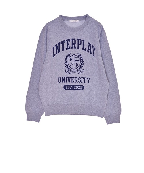 INTERPLAY(インタープレイ)の「【INTERPLAY】College Logo Sweat(スウェット・メンズ・ネイビー/ボルドー/グレー・SMALL/X-LARGE)」の8枚目の写真