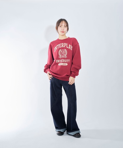 INTERPLAY(インタープレイ)の「【INTERPLAY】College Logo Sweat(スウェット・メンズ・ネイビー/ボルドー/グレー・SMALL/X-LARGE)」の22枚目の写真