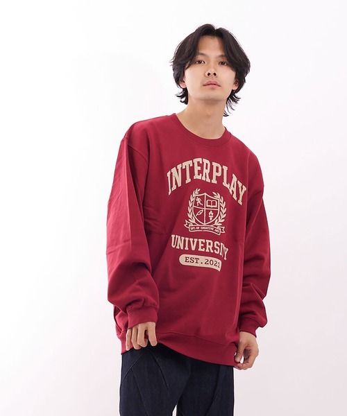 INTERPLAY(インタープレイ)の「【INTERPLAY】College Logo Sweat(スウェット・メンズ・ネイビー/ボルドー/グレー・SMALL/X-LARGE)」の20枚目の写真