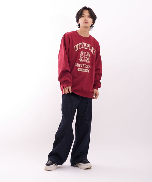 INTERPLAY(インタープレイ)の「【INTERPLAY】College Logo Sweat(スウェット・メンズ・ネイビー/ボルドー/グレー・SMALL/X-LARGE)」の19枚目の写真