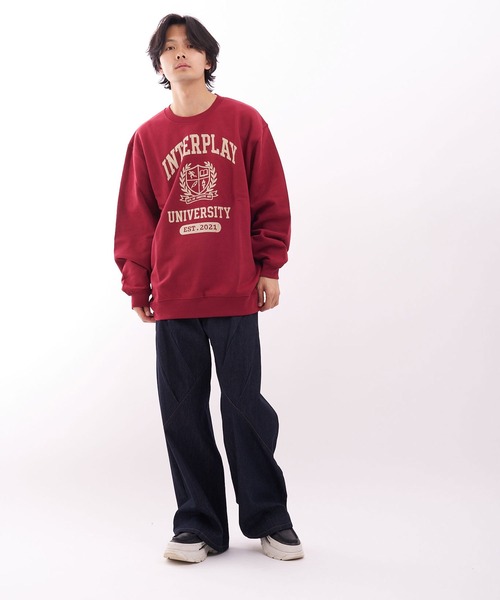 INTERPLAY(インタープレイ)の「【INTERPLAY】College Logo Sweat(スウェット・メンズ・ネイビー/ボルドー/グレー・SMALL/X-LARGE)」の18枚目の写真
