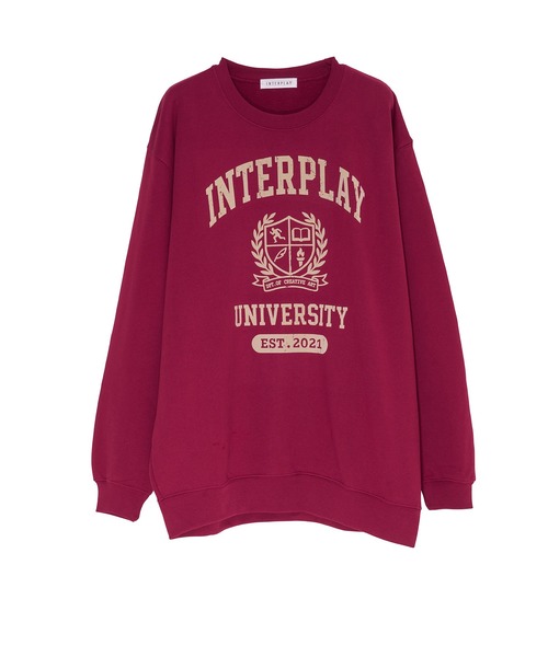 INTERPLAY(インタープレイ)の「【INTERPLAY】College Logo Sweat(スウェット・メンズ・ネイビー/ボルドー/グレー・SMALL/X-LARGE)」の13枚目の写真