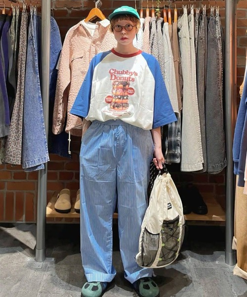 niko and...(ニコアンド)の「パジャマ柄イージーパンツ(その他パンツ・メンズ・ブルー/ネイビー/サックスブルー・LARGE/MEDIUM)」の7枚目の写真
