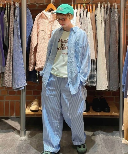 niko and...(ニコアンド)の「パジャマ柄イージーパンツ(その他パンツ・メンズ・ブルー/ネイビー/サックスブルー・LARGE/MEDIUM)」の9枚目の写真