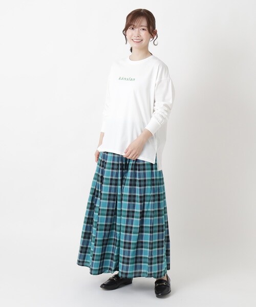 one'sterrace(ワンズテラス)の「【ひんやり】クルーネック プリントプルオーバー(Tシャツ/カットソー・レディース・ベージュ系8/ブラック系8/ホワイト系9/グレー系その他7・02)」の11枚目の写真