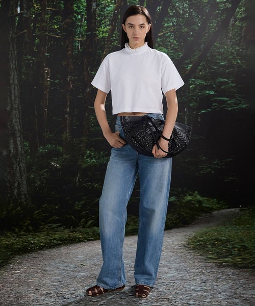 CHARLES & KEITH（チャールズ & キース）の「Calla カルラ ウーブン トートバッグ（トートバッグ・レディース・チョコ/ブラック・L）」の14枚目の写真