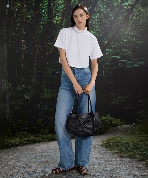 CHARLES & KEITH（チャールズ & キース）の「Calla カルラ ウーブン トートバッグ（トートバッグ・レディース・チョコ/ブラック・L）」の15枚目の写真