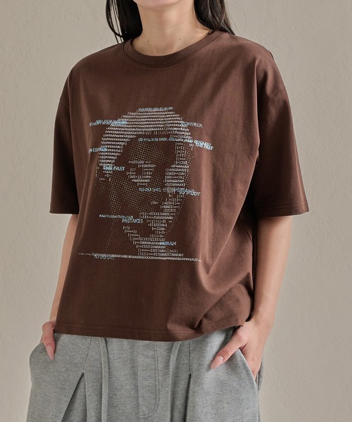 epnok(エプノック)の「ファンクショナルグラフィックルーズ半袖Tee(Tシャツ/カットソー・メンズ・ネイビー系3/ホワイト系1/グレー系2/ブラウン系1/ホワイト系2/ブラウン系3/ホワイト系3/ネイビー系1/ブラック系1/ライトグレー系2・LARGE/SMALL/MEDIUM)」の7枚目の写真