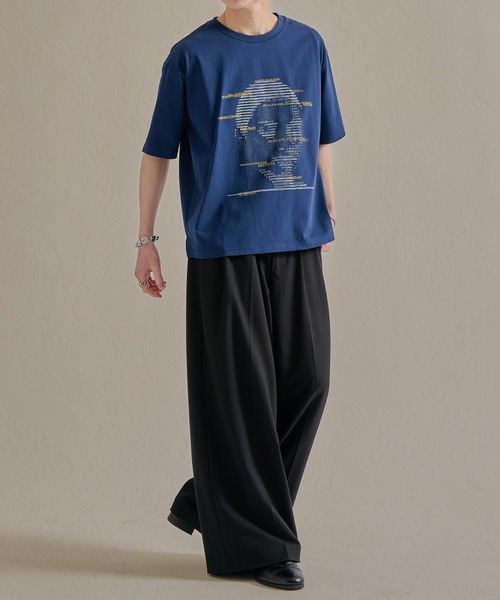 epnok(エプノック)の「ファンクショナルグラフィックルーズ半袖Tee(Tシャツ/カットソー・メンズ・ネイビー系3/ホワイト系1/グレー系2/ブラウン系1/ホワイト系2/ブラウン系3/ホワイト系3/ネイビー系1/ブラック系1/ライトグレー系2・LARGE/SMALL/MEDIUM)」の18枚目の写真