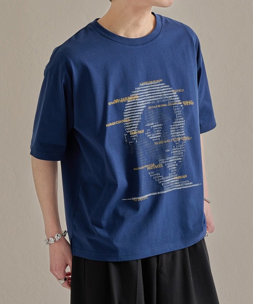 epnok(エプノック)の「ファンクショナルグラフィックルーズ半袖Tee(Tシャツ/カットソー・メンズ・ネイビー系3/ホワイト系1/グレー系2/ブラウン系1/ホワイト系2/ブラウン系3/ホワイト系3/ネイビー系1/ブラック系1/ライトグレー系2・LARGE/SMALL/MEDIUM)」の15枚目の写真