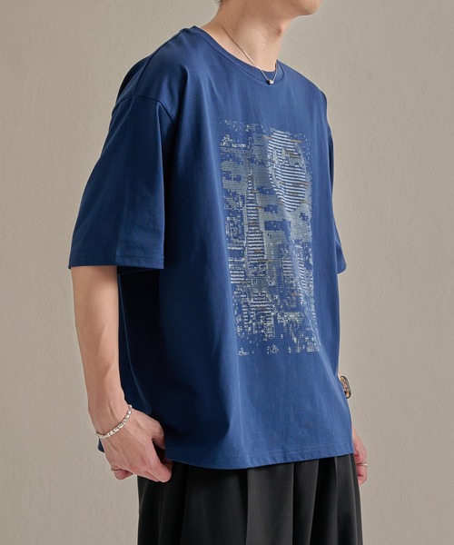 epnok(エプノック)の「ファンクショナルグラフィックルーズ半袖Tee(Tシャツ/カットソー・メンズ・ネイビー系3/ホワイト系1/グレー系2/ブラウン系1/ホワイト系2/ブラウン系3/ホワイト系3/ネイビー系1/ブラック系1/ライトグレー系2・LARGE/SMALL/MEDIUM)」の21枚目の写真
