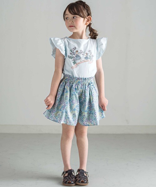 Tartine et Chocolat（タルティーヌエショコラ）の「ベア天竺袖フリルプリントTシャツ（Tシャツ/カットソー・キッズ・ピンク/ブルー・140cm/120cm/110cm/90cm/100cm/130cm）」の13枚目の写真