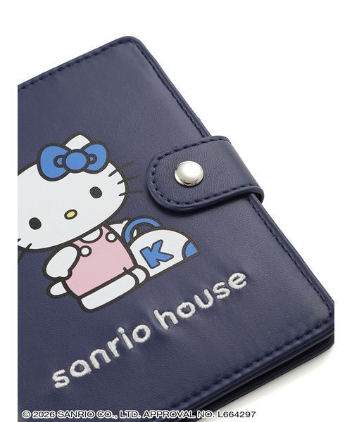 sanrio house(サンリオハウス)の「ハローキティ パスポートケース(トラベルグッズ・レディース・ピンク/ネイビー・F)」の6枚目の写真