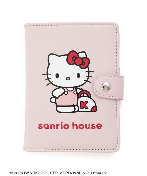 sanrio house(サンリオハウス)の「ハローキティ パスポートケース(トラベルグッズ・レディース・ピンク/ネイビー・F)」の9枚目の写真