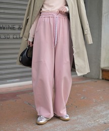 Marient（マリエント）の「カットワークWストリングカーブスウェットパンツ 2（スウェットパンツ）」