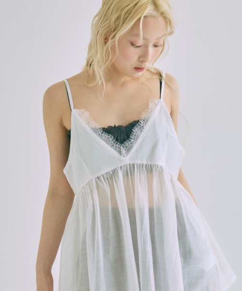 EN NEUME(エンノイム)の「【Set Up】Gather Checked Bandeau(その他トップス・レディース・ブルー/ブラウン/チャコール・FREE)」の13枚目の写真