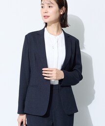 【SETUP可能／快適／シワになりにくい】リネンライクジャケット