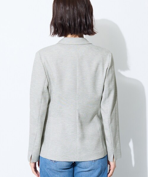 INDIVI（インディヴィ）の「【SETUP可能／快適／シワになりにくい】リネンライクジャケット（テーラードジャケット・レディース・ライトグレー系3/ネイビー/アイボリー・38/15 /13）」の19枚目の写真