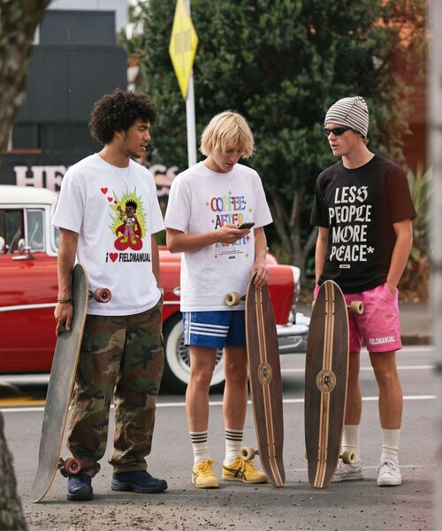 FIELDMANUAL(フィールドマニュアル)の「ハートキッド Tシャツ ホワイト(Tシャツ/カットソー・メンズ・その他・SMALL/MEDIUM/LARGE)」の5枚目の写真