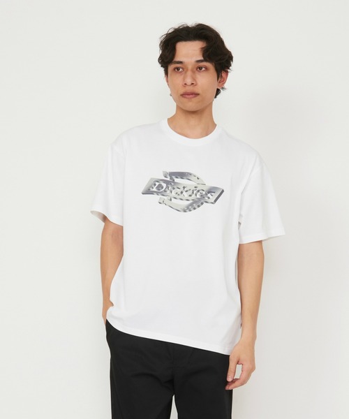 Dickies（ディッキーズ）の「メタリックホースシューロゴ Tシャツ 半袖（Tシャツ/カットソー・メンズ・ブラック/ホワイト・MEDIUM/X-LARGE/LARGE）」の2枚目の写真