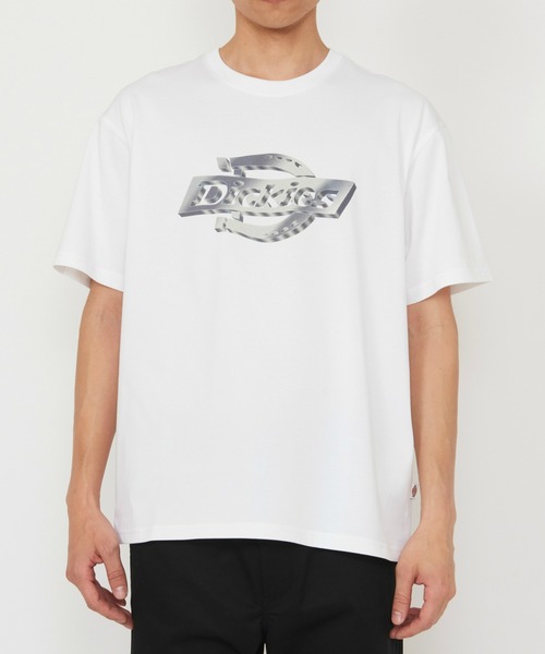 Dickies（ディッキーズ）の「メタリックホースシューロゴ Tシャツ 半袖（Tシャツ/カットソー・メンズ・ブラック/ホワイト・MEDIUM/X-LARGE/LARGE）」の14枚目の写真