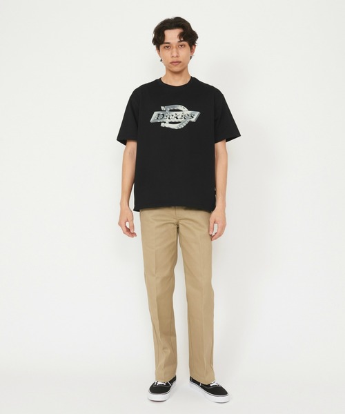 Dickies（ディッキーズ）の「メタリックホースシューロゴ Tシャツ 半袖（Tシャツ/カットソー・メンズ・ブラック/ホワイト・MEDIUM/X-LARGE/LARGE）」の5枚目の写真