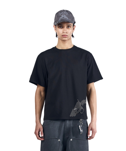 AAKAM（アーカム）の「Studded Pistol Half Top (Black)（Tシャツ/カットソー・レディース・その他・1/2/3）」の13枚目の写真