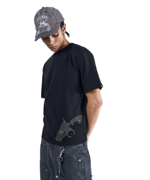 AAKAM（アーカム）の「Studded Pistol Half Top (Black)（Tシャツ/カットソー・レディース・その他・1/2/3）」の16枚目の写真