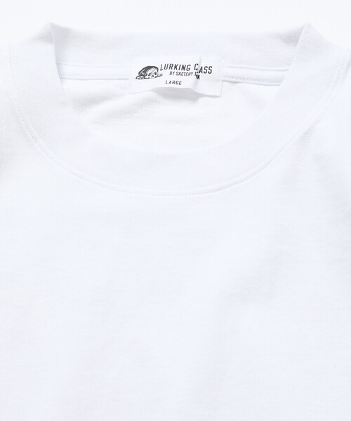 LURKING CLASS（ラーキングクラス）の「限定展開 LURKING CLASS×FREAK'S STORE ラーキングクラス 別注 ヴィンテージ加工 プリント Tシャツ RUN WITH US（Tシャツ/カットソー・メンズ・ホワイト/ブラック・MEDIUM/LARGE/X-LARGE）」の18枚目の写真