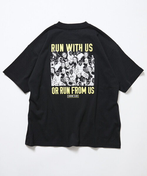 LURKING CLASS（ラーキングクラス）の「限定展開 LURKING CLASS×FREAK'S STORE ラーキングクラス 別注 ヴィンテージ加工 プリント Tシャツ RUN WITH US（Tシャツ/カットソー・メンズ・ホワイト/ブラック・MEDIUM/LARGE/X-LARGE）」の12枚目の写真