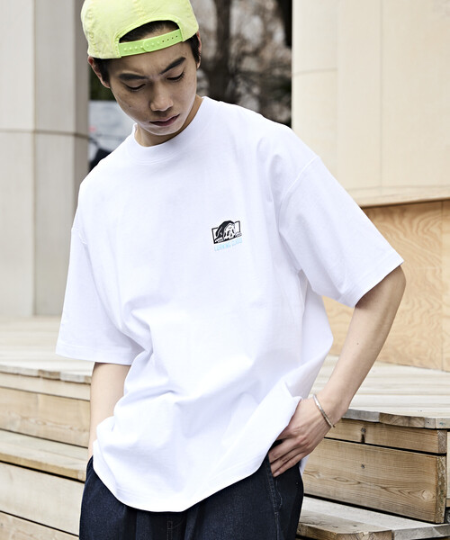 LURKING CLASS（ラーキングクラス）の「限定展開 LURKING CLASS×FREAK'S STORE ラーキングクラス 別注 ヴィンテージ加工 プリント Tシャツ RUN WITH US（Tシャツ/カットソー・メンズ・ホワイト/ブラック・MEDIUM/LARGE/X-LARGE）」の10枚目の写真