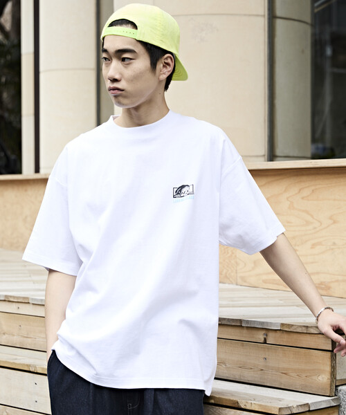 LURKING CLASS（ラーキングクラス）の「限定展開 LURKING CLASS×FREAK'S STORE ラーキングクラス 別注 ヴィンテージ加工 プリント Tシャツ RUN WITH US（Tシャツ/カットソー・メンズ・ホワイト/ブラック・MEDIUM/LARGE/X-LARGE）」の9枚目の写真