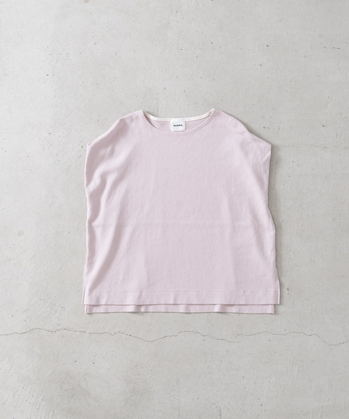 quadro(クオドロ)の「MVS Wジャガードフレンチボートネックプルオーバー(Tシャツ/カットソー・レディース・ネイビー/グレー/ピンク系・FREE)」の4枚目の写真
