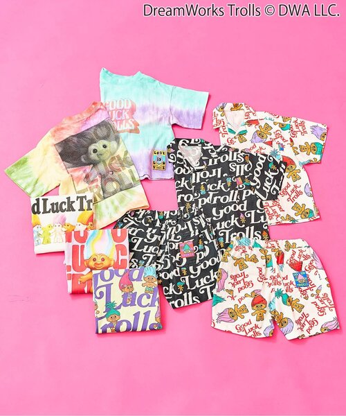 F.O.KIDS(エフオーキッズ)の「トロールズ オープンカラー総柄シャツ(シャツ/ブラウス・キッズ・ブラック/キナリ・130/120/110/100/90/80/150/140)」の8枚目の写真