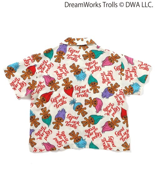 F.O.KIDS(エフオーキッズ)の「トロールズ オープンカラー総柄シャツ(シャツ/ブラウス・キッズ・ブラック/キナリ・130/120/110/100/90/80/150/140)」の10枚目の写真