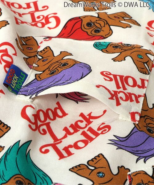 F.O.KIDS(エフオーキッズ)の「トロールズ オープンカラー総柄シャツ(シャツ/ブラウス・キッズ・ブラック/キナリ・130/120/110/100/90/80/150/140)」の14枚目の写真