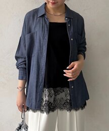 Jena espace merveilleux | 【裾で差がつく】スクエア裾レースタンク(Tシャツ/カットソー)